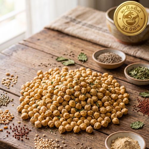 Roasted Chana Pudina Gujarati snack by Maa Dikri Gruh Udyog
